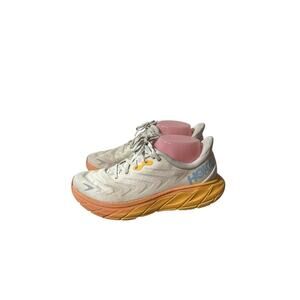 Hoka One One Arahi 6 Shoes Womens 9 B Nimbus Cloud Orange Stability Running